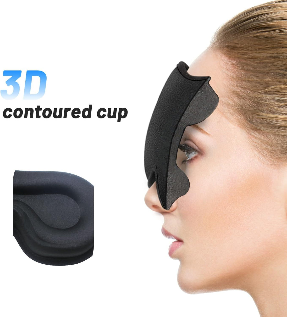 Lash-Safe 3D Contoured Sleep Mask