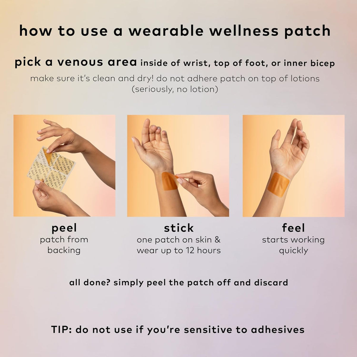 Sustained-Release Melatonin-Free Sleep Patch