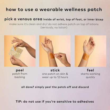 Sustained-Release Melatonin-Free Sleep Patch