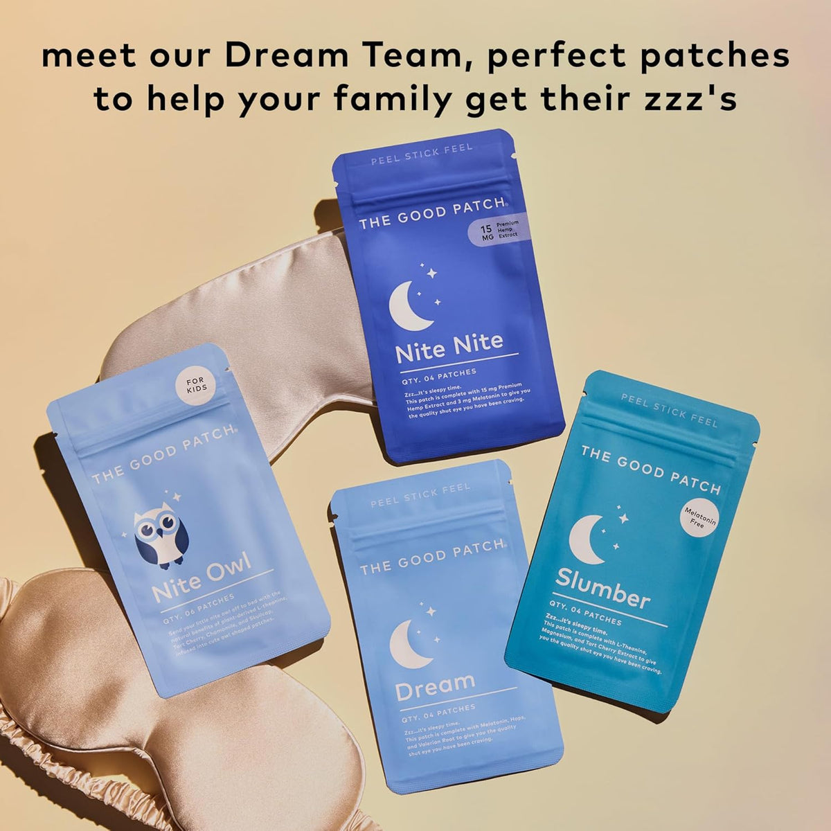 Sustained-Release Melatonin-Free Sleep Patch